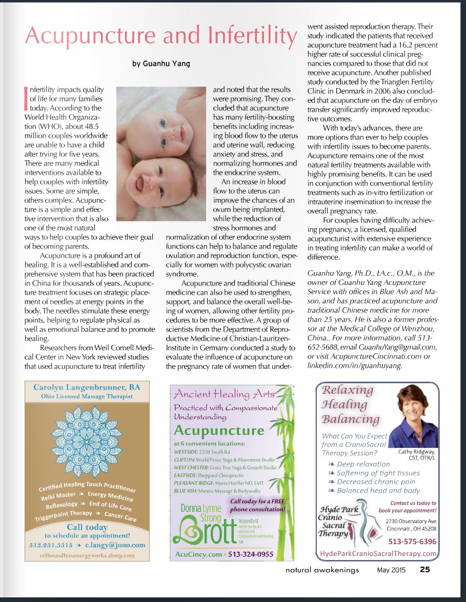 Acupuncture and infertility